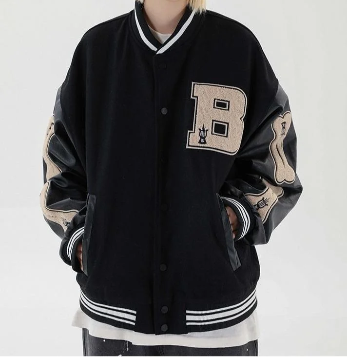 B Bone Baseball Jackets For Men