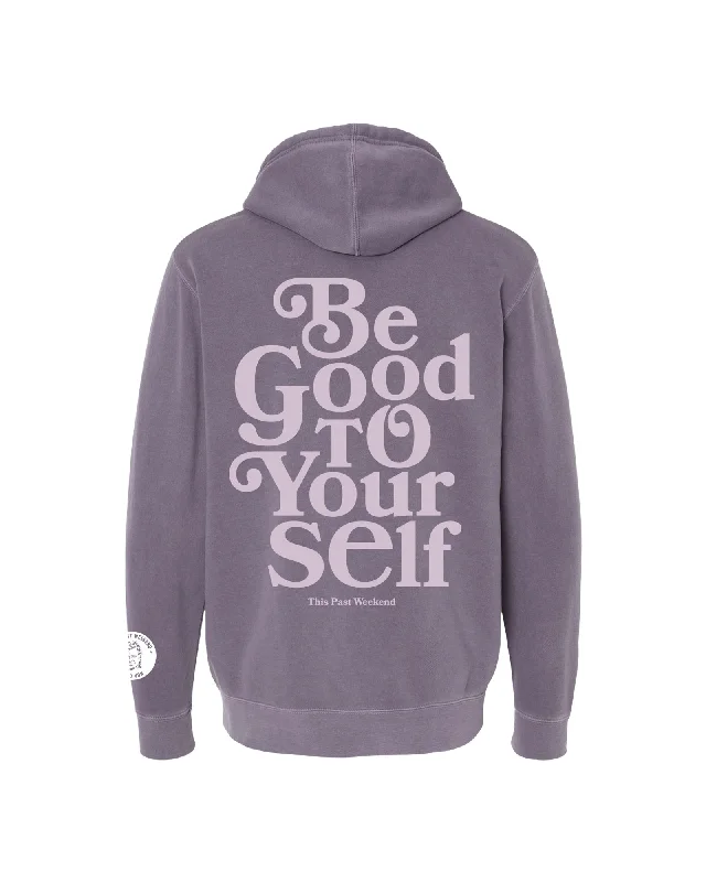 Be Good To Yourself Pigment Plum Hoodie