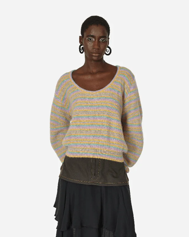 Striped Curl Jumper Pastel / Multi Stripe